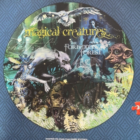 NEW Harry Potter 300 Piece Puzzle: Magical Creatures of the Hidden Forest - Picture 7 of 7